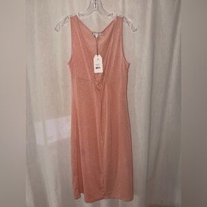 Sheer Pink Shimmer Dress | Everyday Sunday Montreal | NWT!